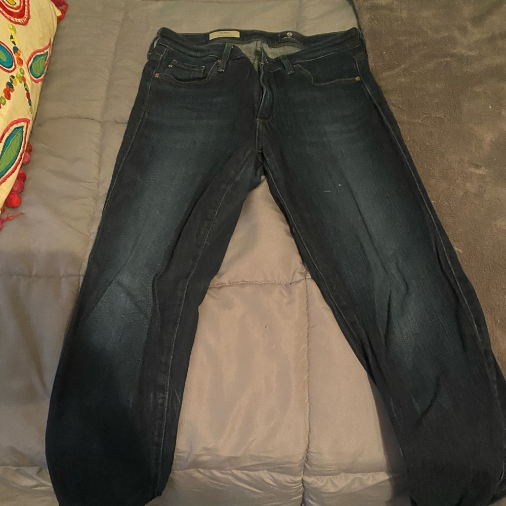 AG dark denim skinny jeans